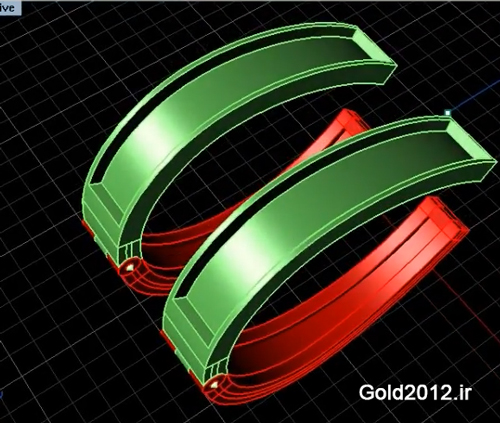 آموزش نرم افزار ماتریکس طراحی مدل دستبند لولایی