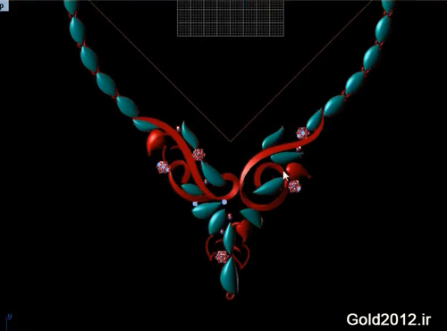 آموزش نرم افزار ماتریکس طراحی مدل گردنبند طرح طلا توگردنی زیبا 