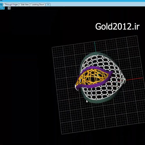 آموزش ماتریکس طراحی مدل طلا جواهر در نرم افزار ماتریکس پترن