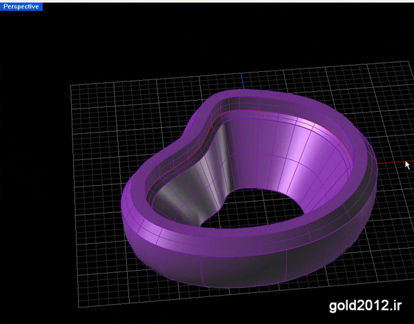 آموزش طراحی مدل طلا با نرم افزار ماتریکس