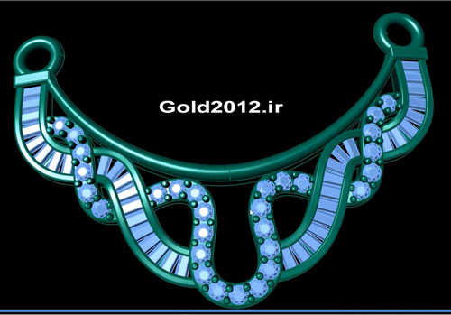 آموزش طراحی و مدل‌سازی گردنبند جواهر نگین‌دار در نرم افزار Matrix 9