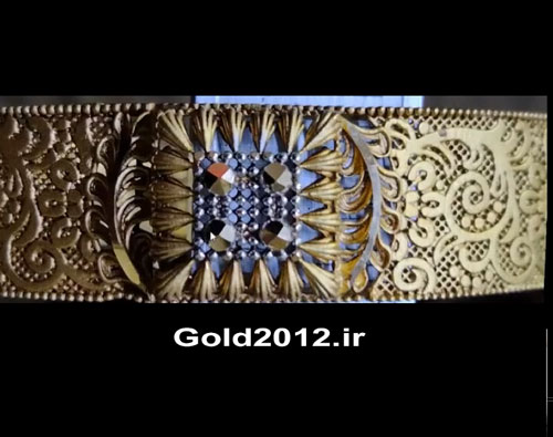اموزش ماتریکس 9 طراحی دستبند پهن طلا با طرح اسلیمی و فیلیگری